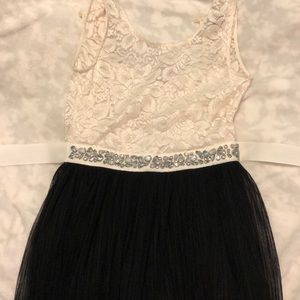 Black and white dress